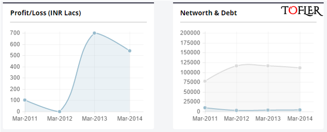 Amrapali Sapphire Networth and profit figures by Team Tofler