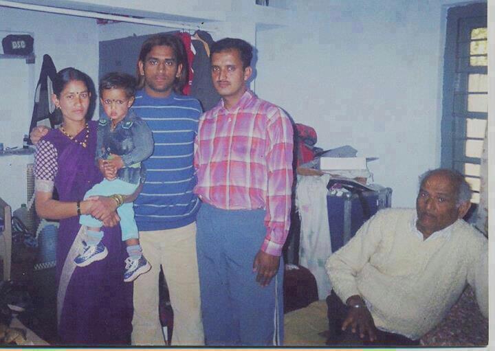 Dhoni's sister and brother-in-law